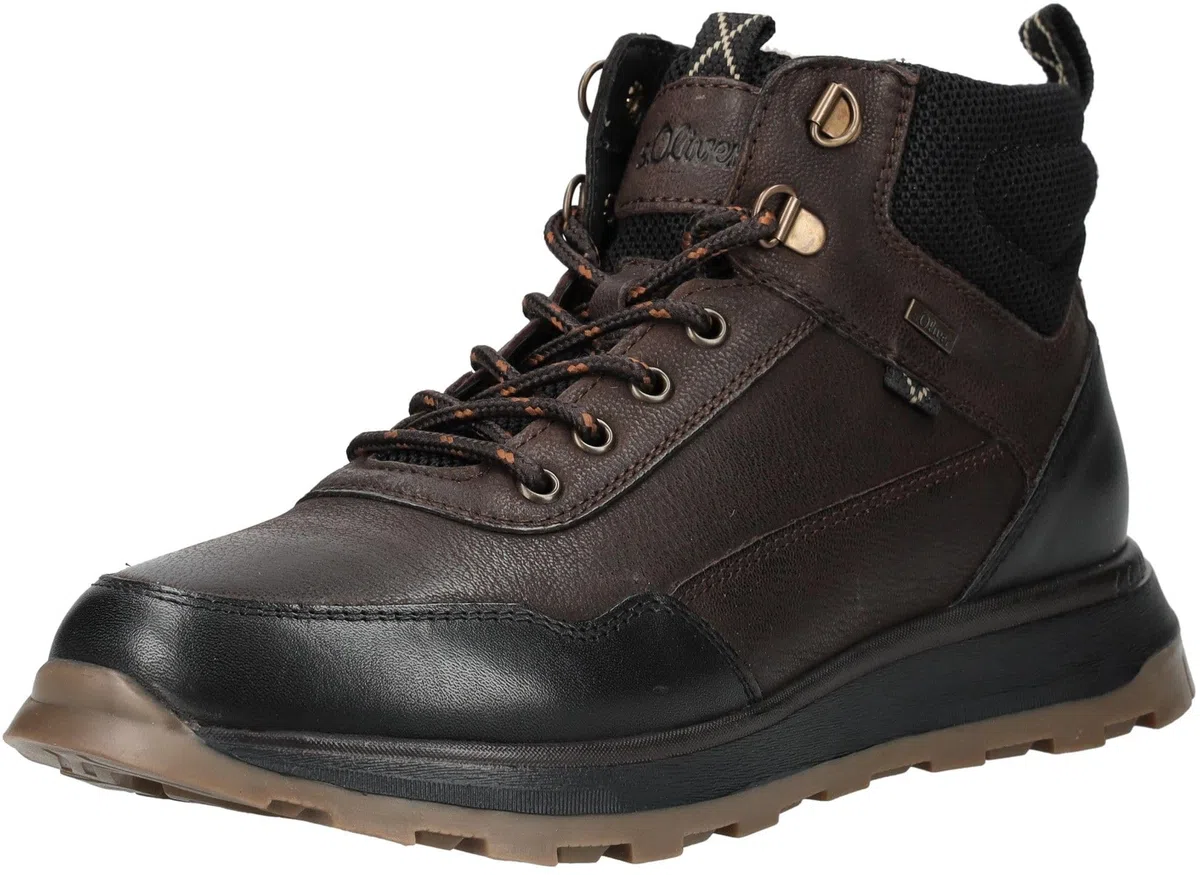 s.Oliver Herren Lace Boot Flat 5-15227-45, Stivaletto Uomo
