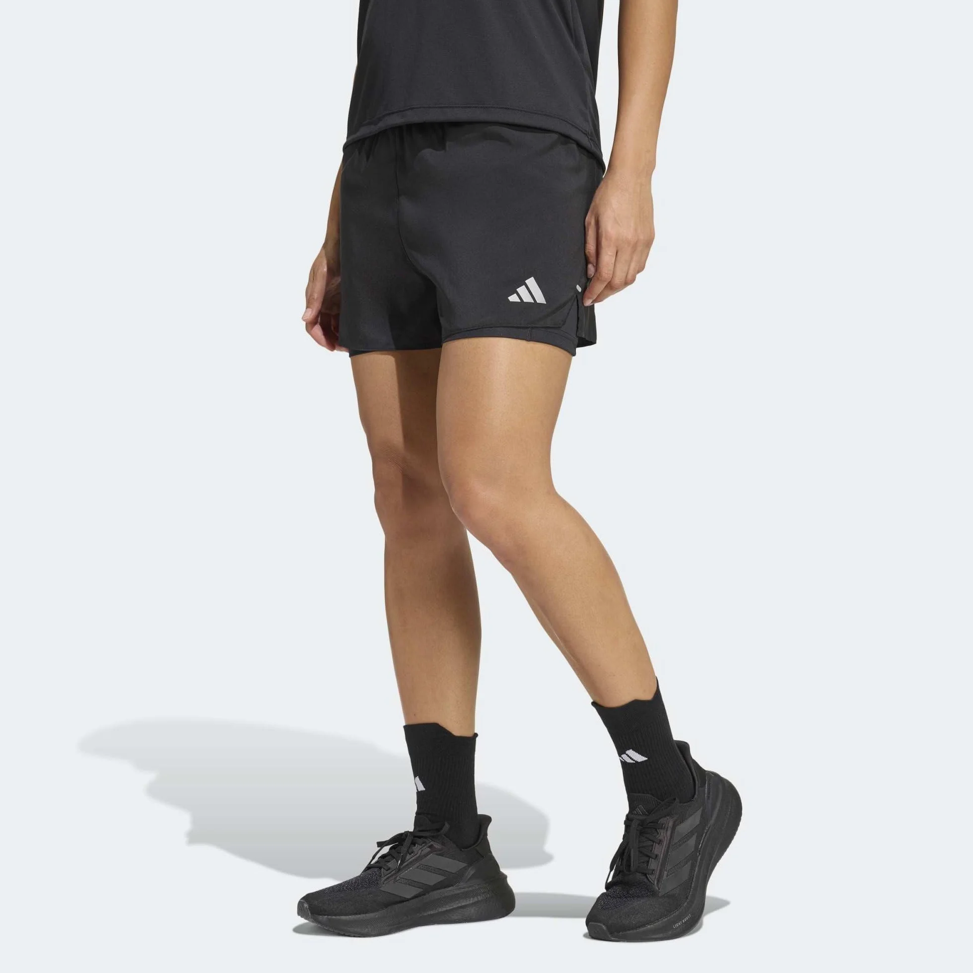 adidas - Adi365 Running Essentials 2in1 Shorts, Pantaloncini Donna