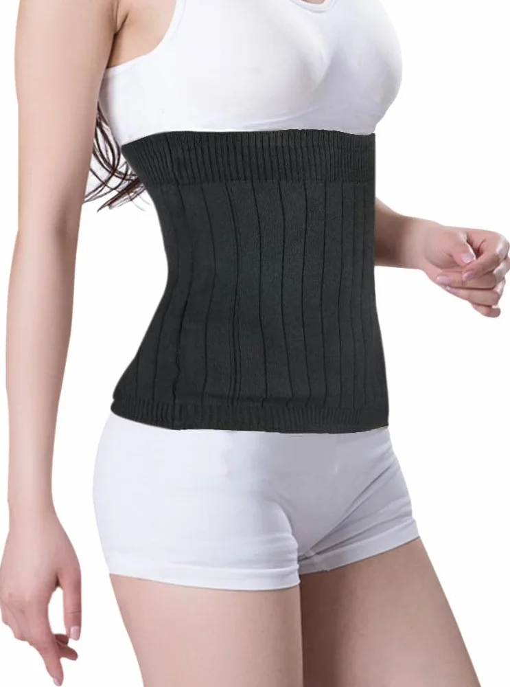 Fascia Lombare Invernale da Donna in Cashmere - Scalda Schiena, Pancia e Corpo - Supporto Elastico in Vita - Cintura Protettiva