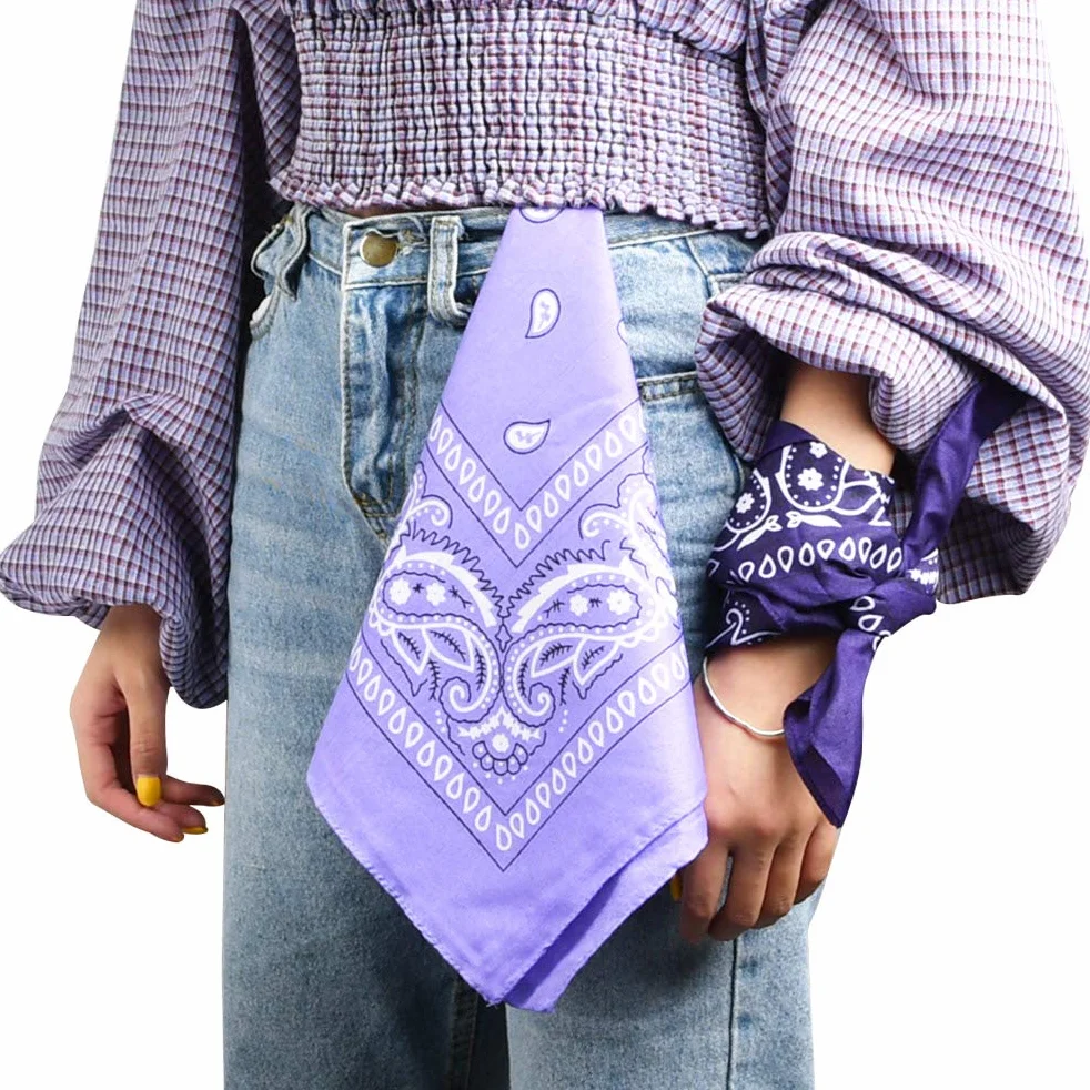 BUYGOO Bandana per Capelli 20PZ Bandane Multicolori per Cappelli Bandana Multiuso per Collo, Testa, Sciarpa Fazzoletti da Taschino Fibra Poliestere Disegno Paisley Unisex Multicolore Turbante Hip Hop