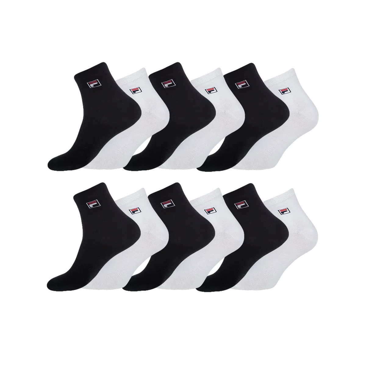 Fila Fi/Am/Lowx12 Calze Sportive Uomo (Pacco da 12)