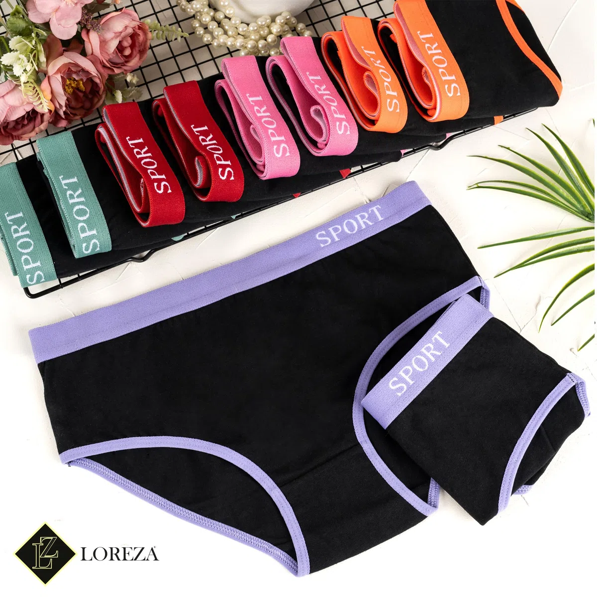 LOREZA ® 10 Slip in Cotone per Ragazze Intimo con Vari Motivi 2-15 Anni