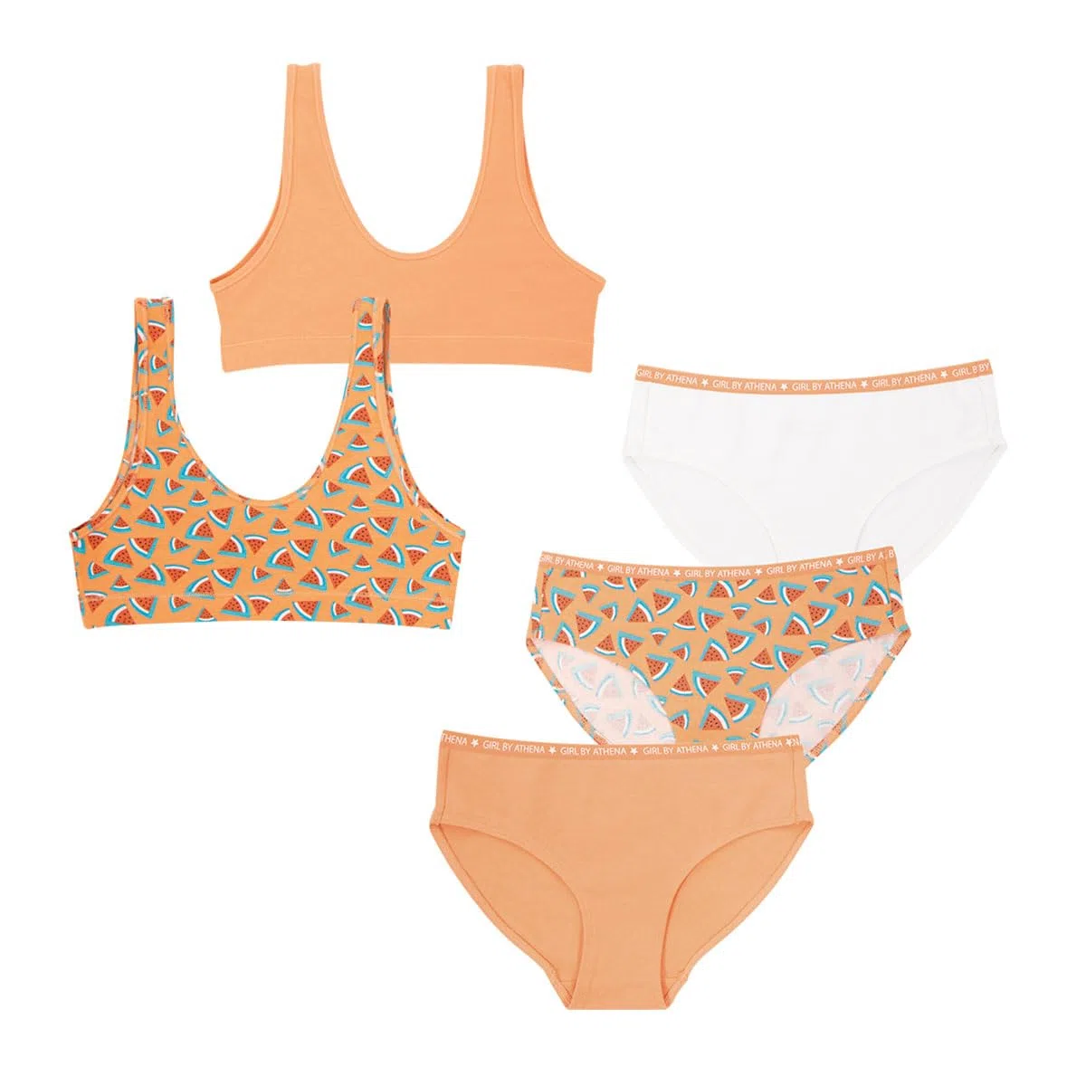 ATHENA Girl Mode Set di Biancheria Intima Bambine e Ragazze