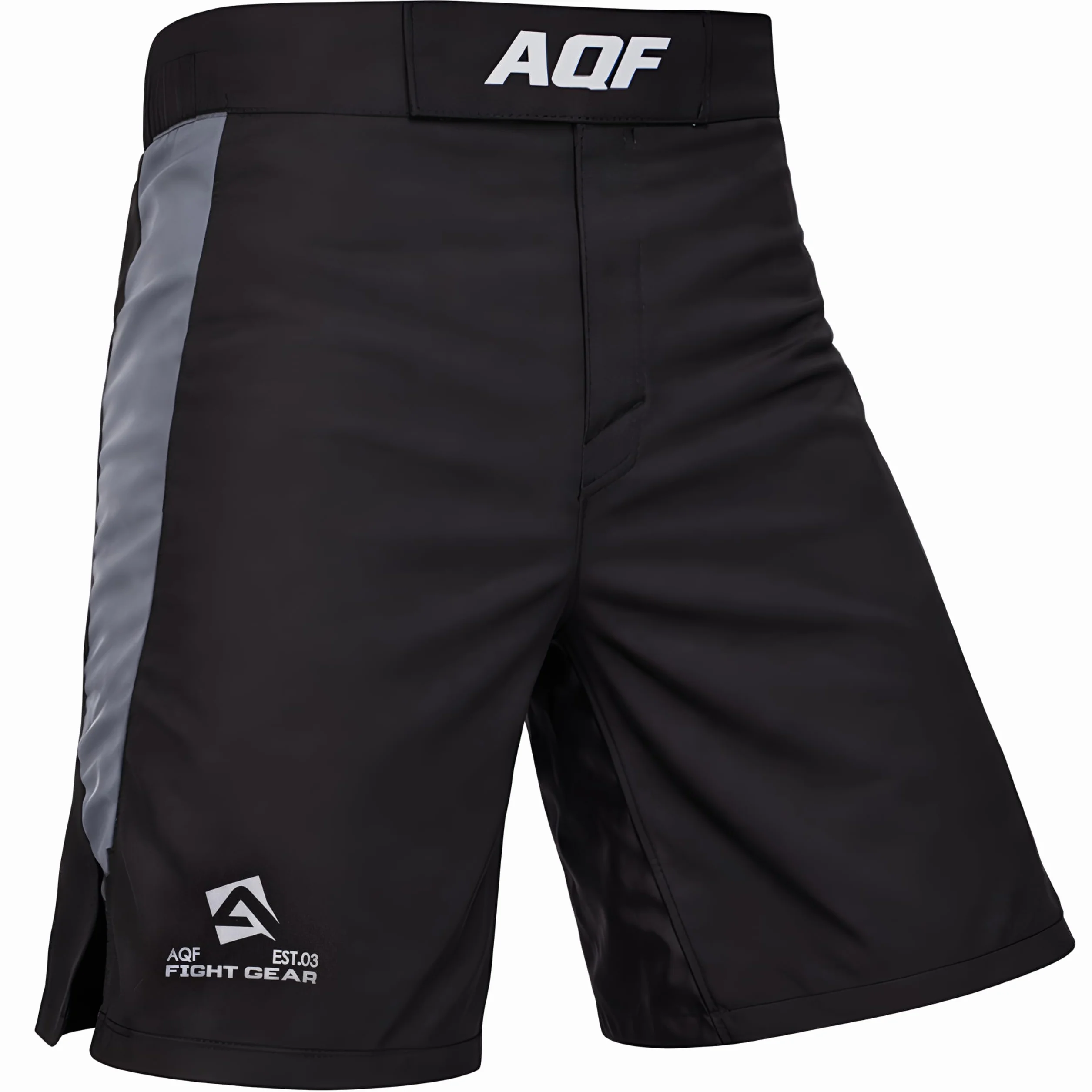 AQF Pantaloncini da Combattimento MMA UFC Cage Fighting Grappling Kick Boxing Gym Short 4-Way Stretch Moisture Wicking Training Shorts
