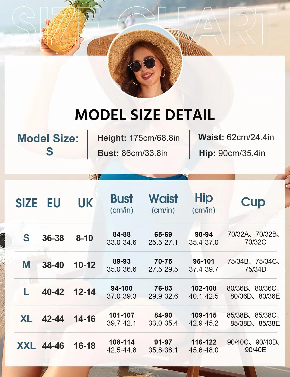 Svanco Tankini Donna Mare Curvy Costumi da Bagno Tankini, Traghetti Eleganti e Orlo Stratificato Fluido, Copertura Addominale