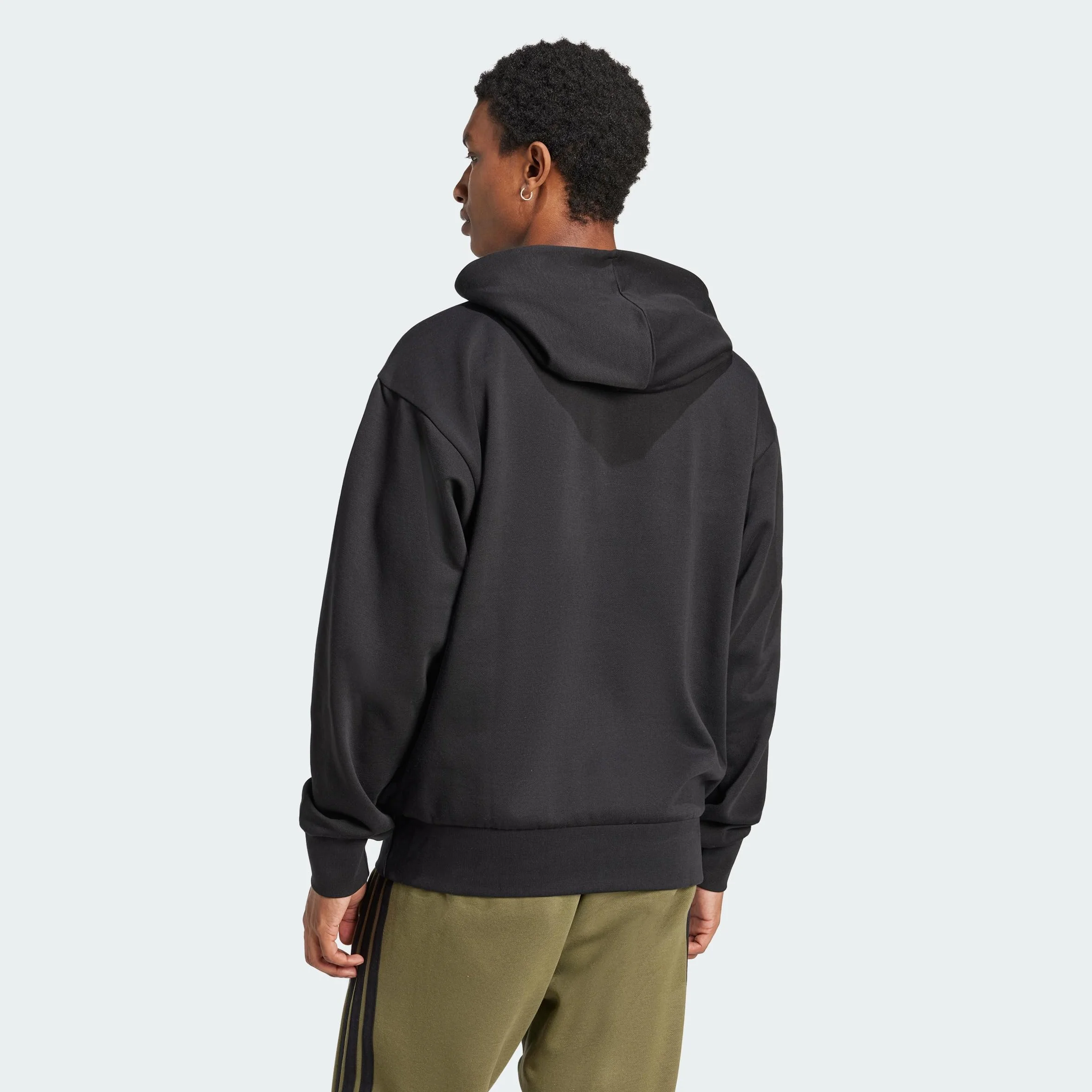 adidas Men Felpa con Cappuccio Essentials Feelcozy Fleece