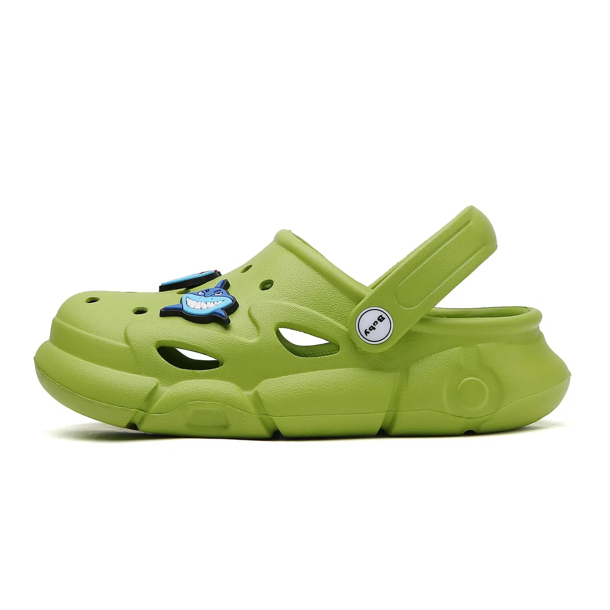 Sandali per bambini – Eva scarpe da giardino con decorazione di squalo, antiscivolo, estive, ragazzi e ragazze