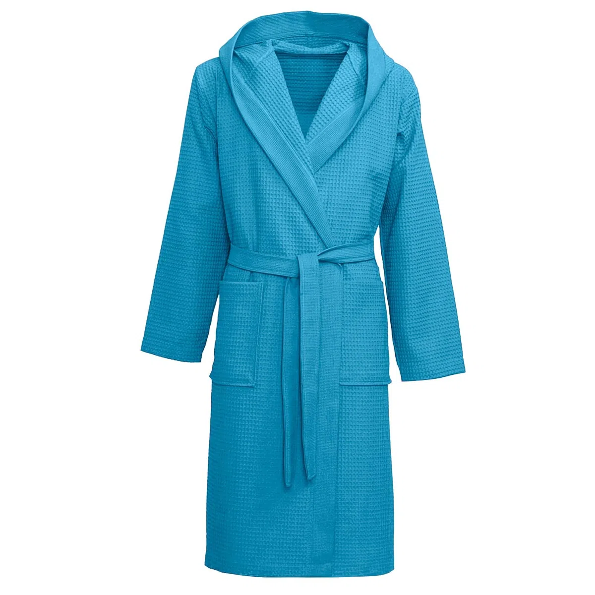 PARAMAISON Accappatoio Nido d'Ape, con Cappuccio, Tasche e Cintura, Cotone Morbidissimo, 270 grammi, Casa, Piscina, Palestra | S/M/L/XL/XXL