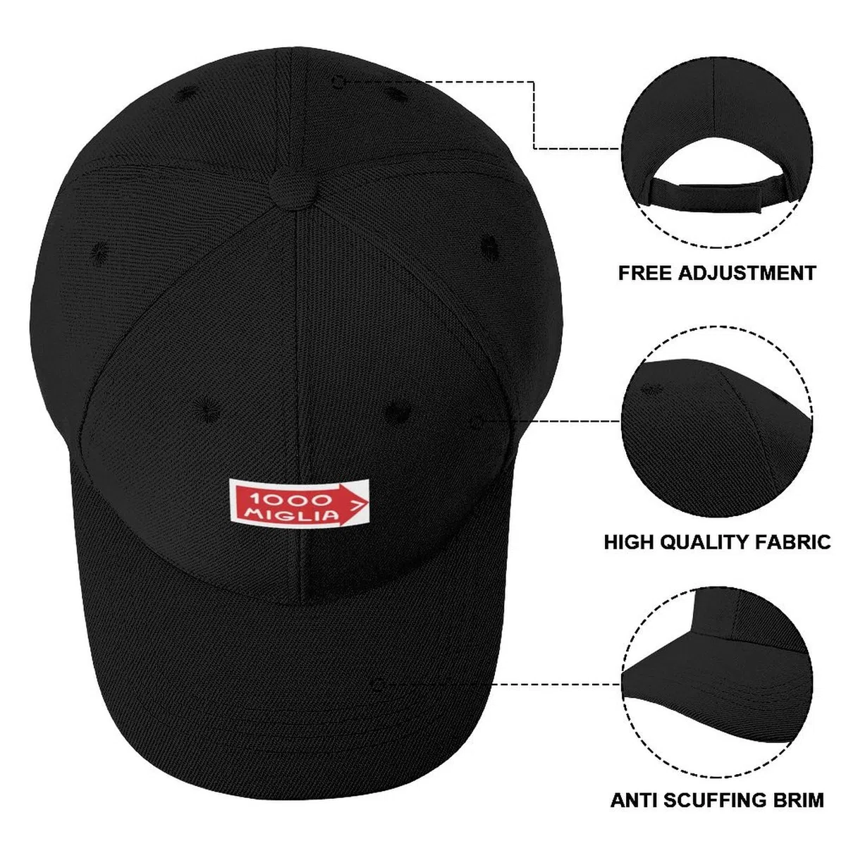 Berretto da Baseball Cappellino da Baseball Mille Miglia Cappelli da tè Cappello con Pompon di Lusso Cappello da Gentiluomo Cappelli Donna Uomo