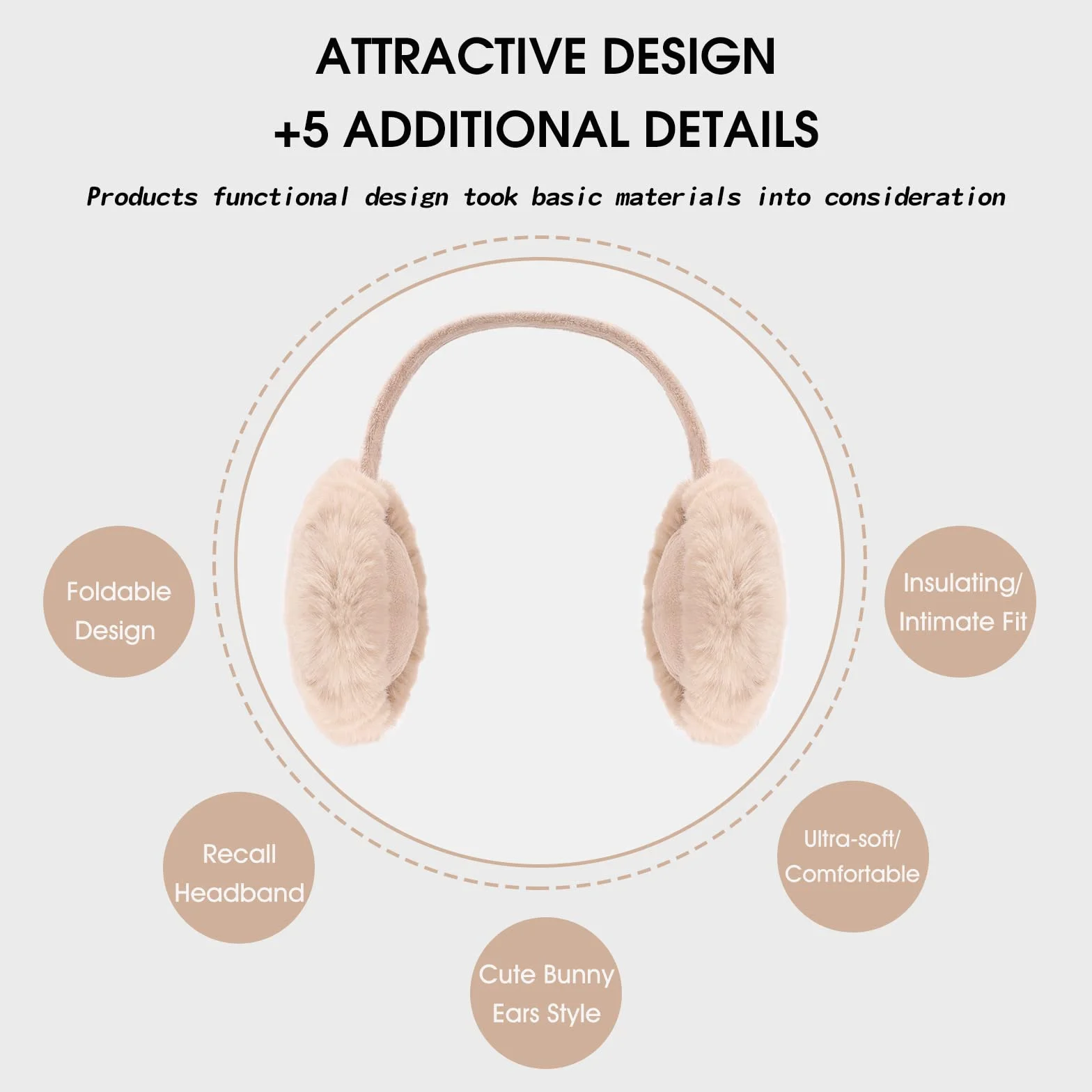 XIAOHAWANG Donne Inverno Unisex Ear Muffs Finta Pelliccia Caldo Paraorecchie Lady Ragazze Plush Ear Scaldare Orecchie All'aperto Copre