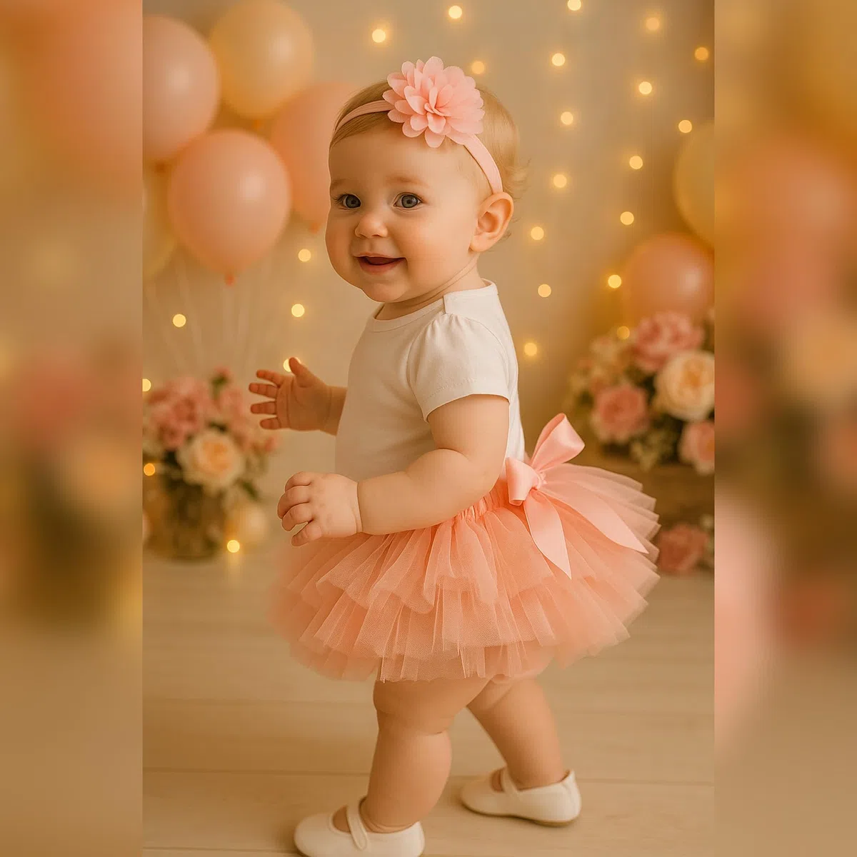 HOOLCHEAN Infant Toddler Baby Girls Super Soft Fluffy Tutu Skirt with Diaper Cover Bloomer
