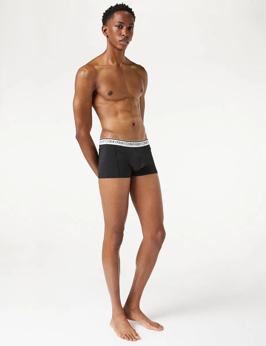 Calvin Klein Low Rise Trunk 3PK Q7E - Multi Black Small