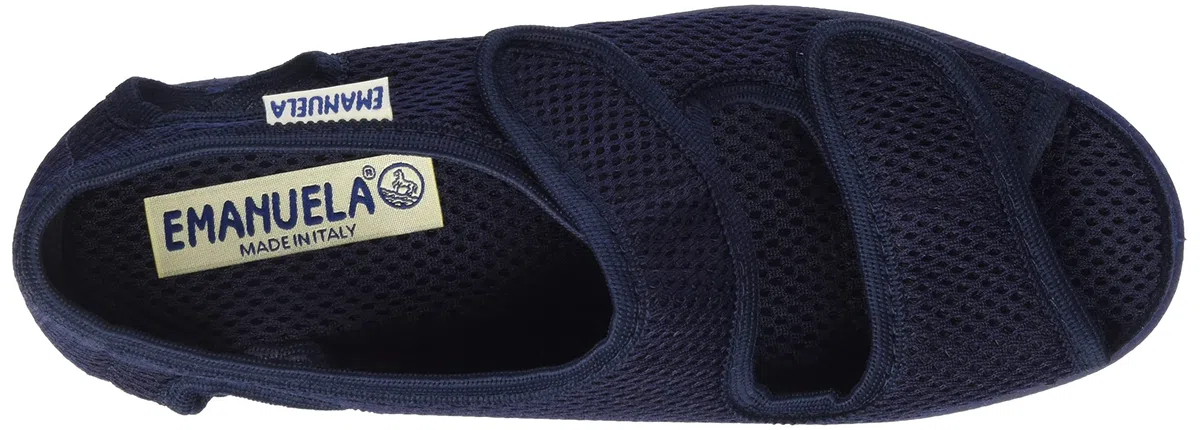EMANUELA 663 Pantofole Donna Color Nero