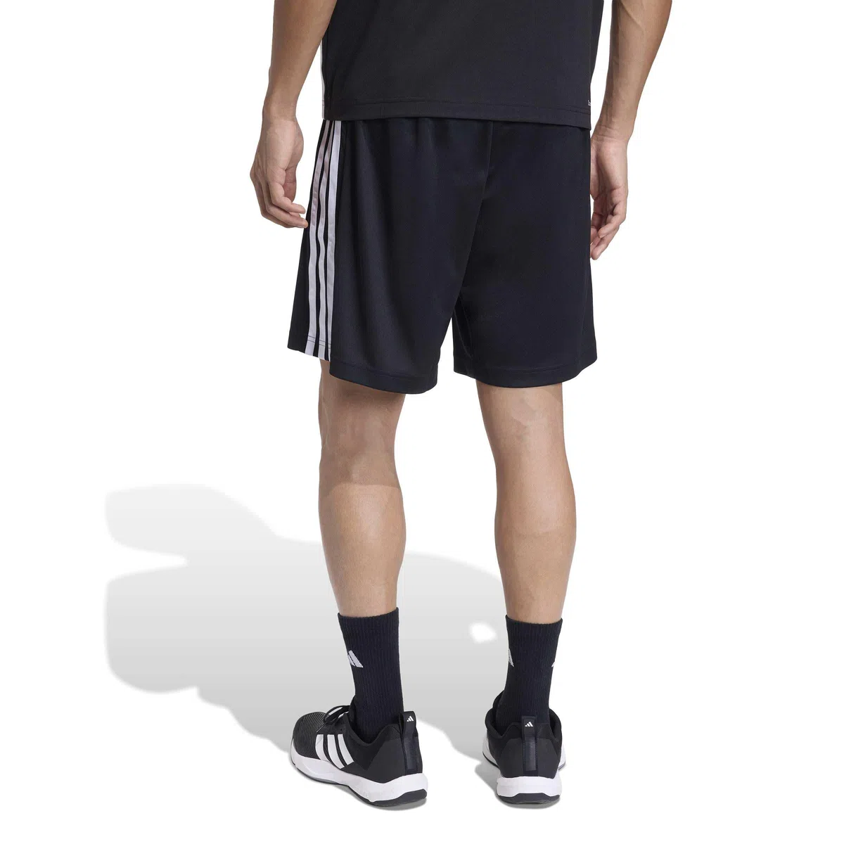 Adidas - Workout Essentials Base 3-Stripes Pique Short 9inch, Pantaloncini Uomo
