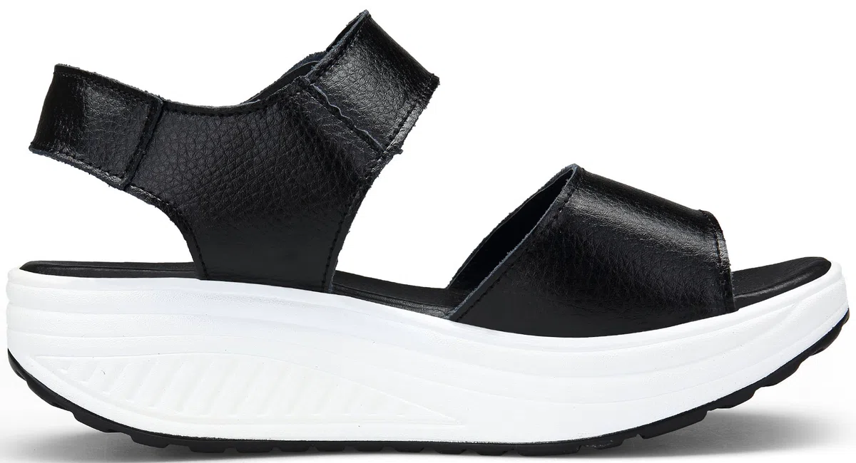 Mesing Sandali con Zeppa Donna Estivi Comode Pelle Platform Sandalo Eleganti Strappo Plateau Scarpe con Tacco Wedges per Camminare
