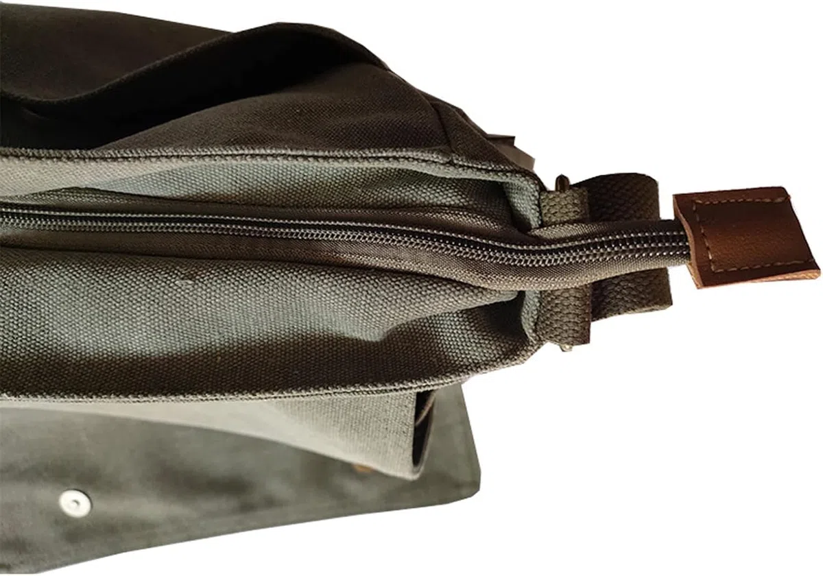 Borsa messenger in tela, borsa a tracolla in tela per uomo, borsa a tracolla in tela, borsa a tracolla da uomo di grande capacità per computer borsa casual-Xing