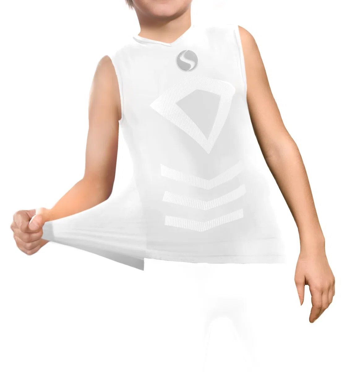 sesto senso Maglietta Termica Senza Maniche per Ragazzi Intimo Sportivo Compressivo Canotta Tank Top