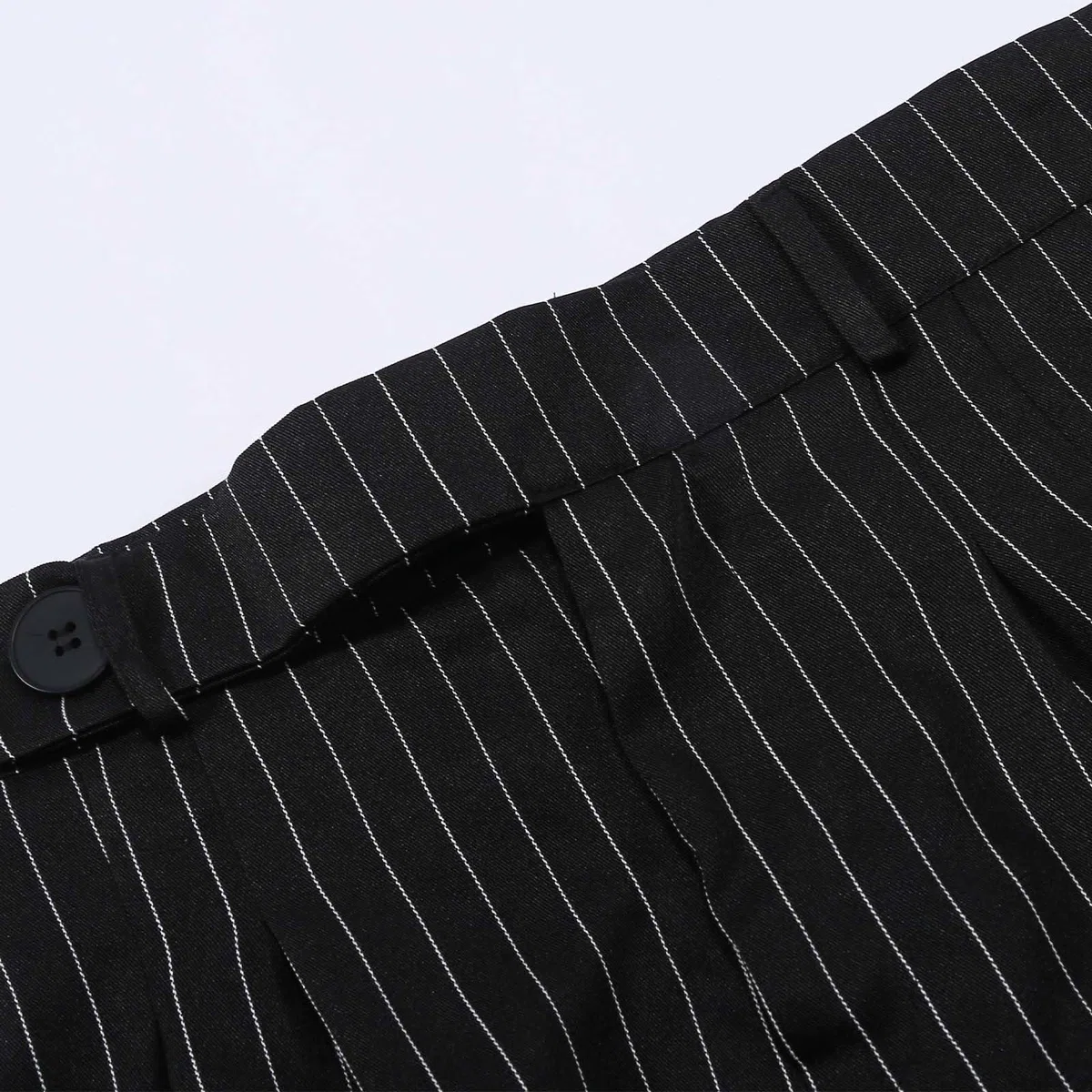 pvucpot Tailleur Gessato Donna Eleganti 2 Pezzi Gilet e Pantaloni Ufficio e Lavoro Completo Donna Estate Blazer Maniche Lunghe Tuta Elastici in Vita Set di Abiti in Tinta Unita