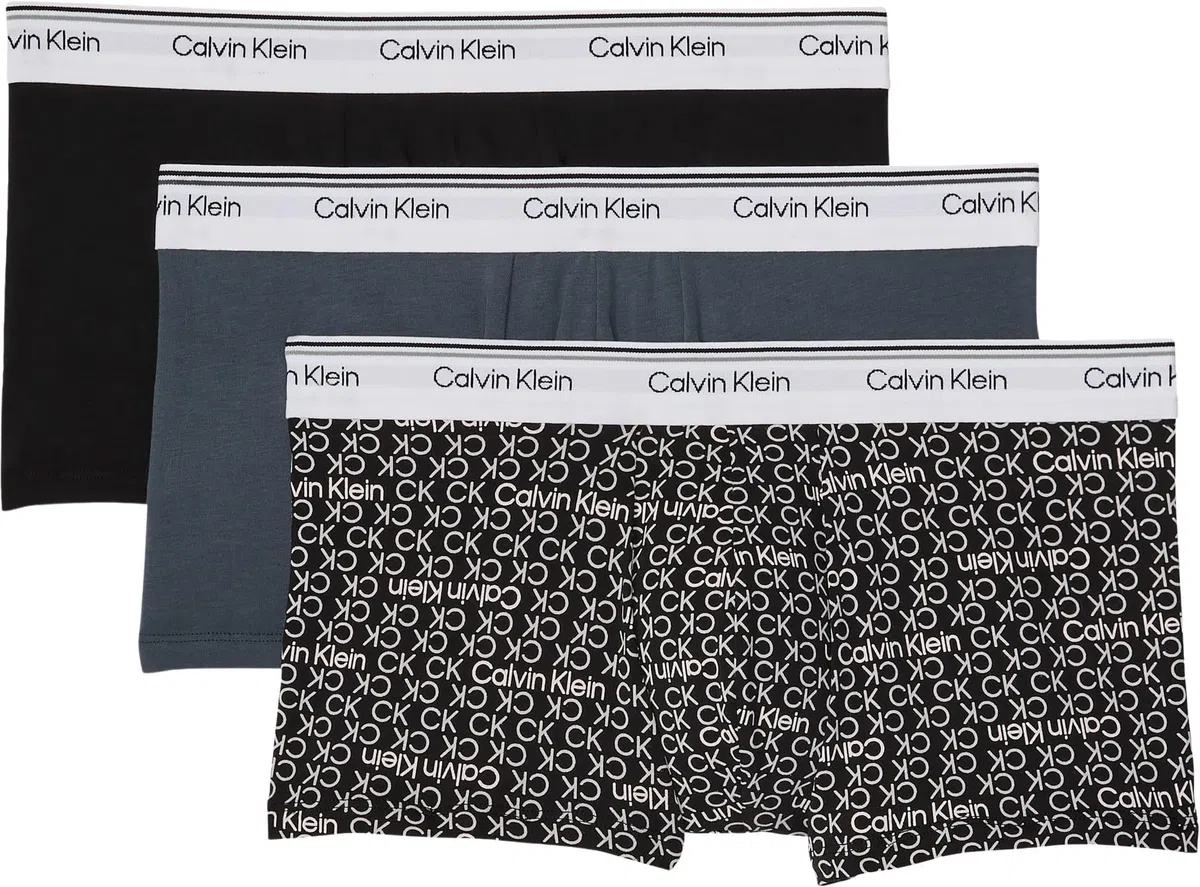 Calvin Klein Uomo Pantaloncini Boxer Vita Bassa Confezione da 3 Intimo