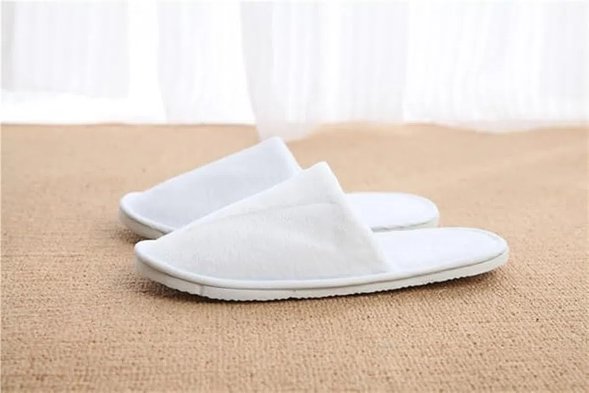 6 paia di pantofole usa e getta antiscivolo per bambini, per hotel, casa, viaggi e feste