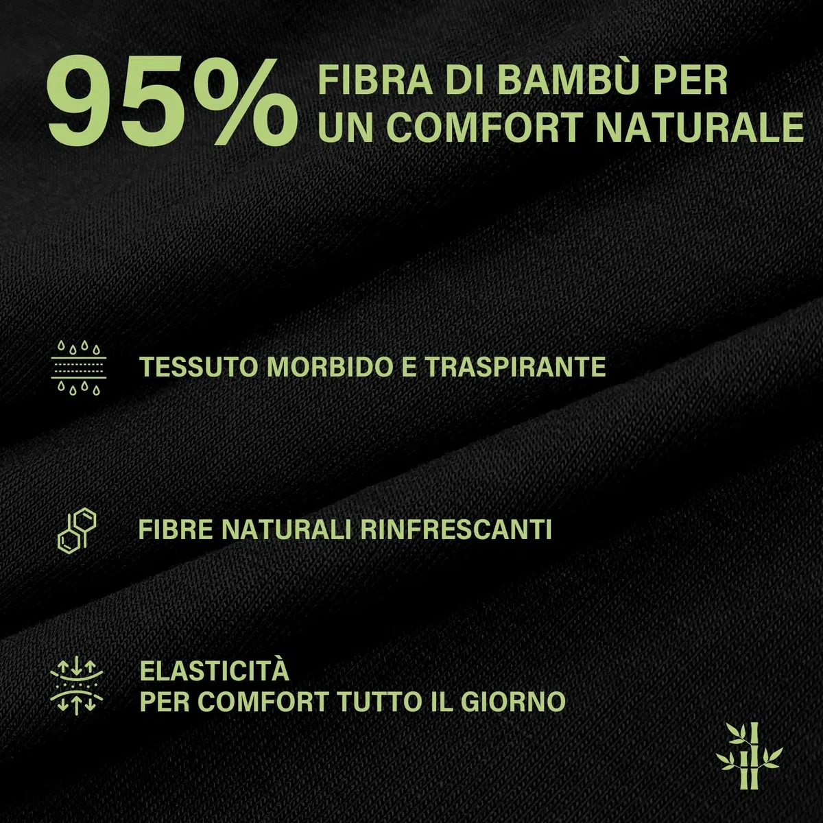 PUTUO Uomo Mutande Boxer in bambù: Mutande Lungo Uomo Aderenti in Bamboo con Conchiglia - 3D Ultra Morbido Comodi e Traspiranti Intimo Lunghi Senza Etichette 6 Paia