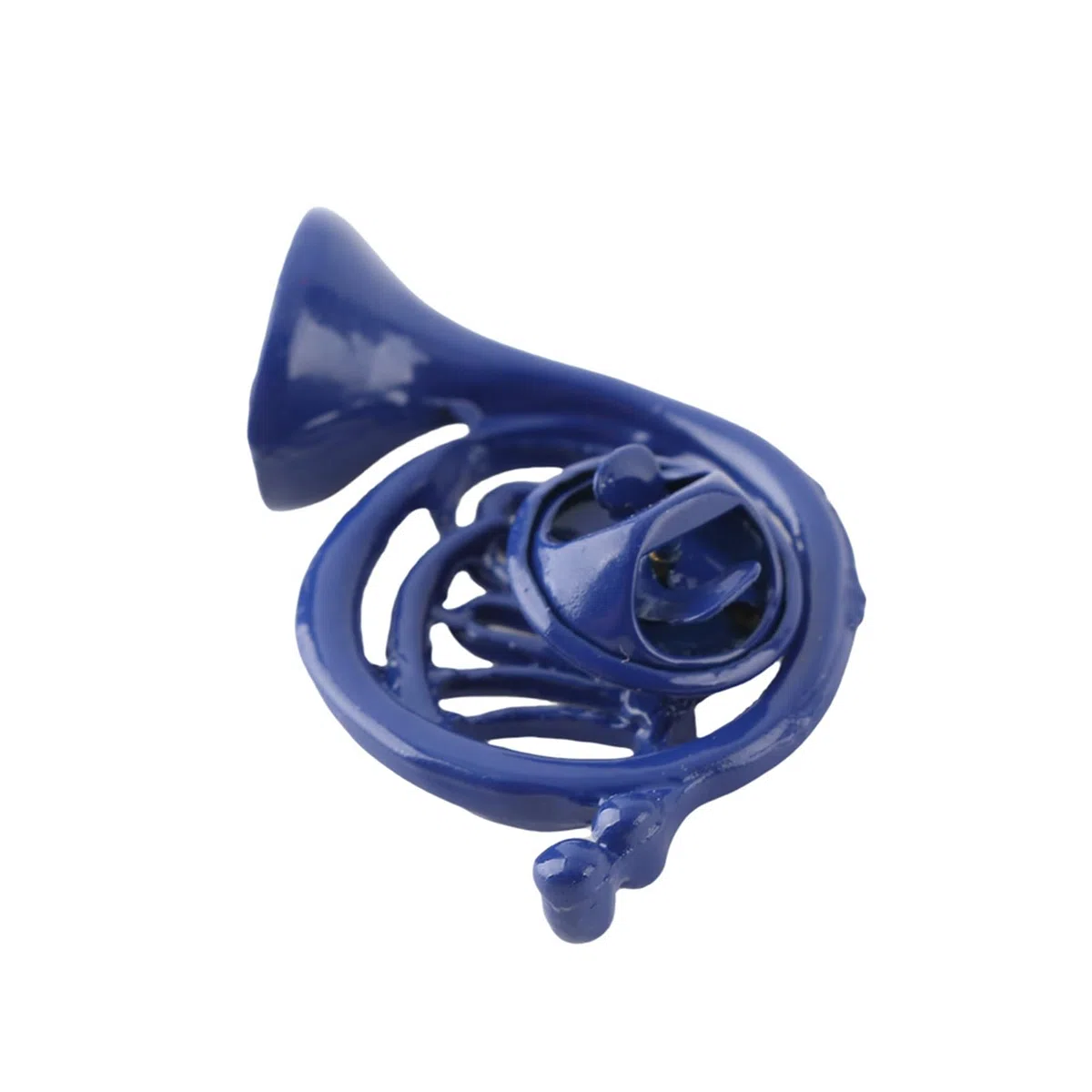 HEEPDD Spilla, Ornamento Spilla in Corno Blu Blu in metallo con squisita confezione regalo per abbigliamento artigianale abbigliamento cappello sciarpa decorazioneSpille e pini