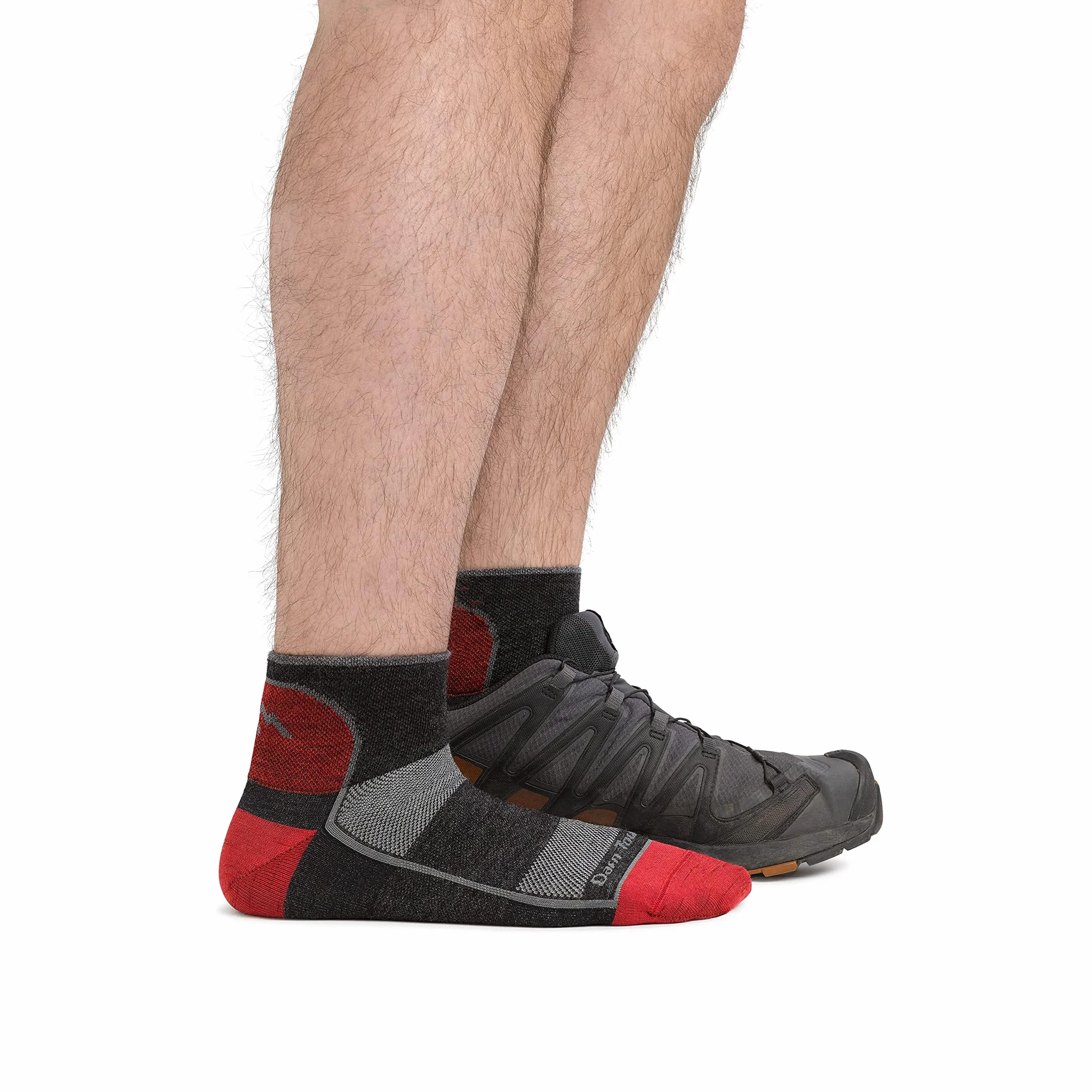 Darn Tough - Calzini da Corsa da Uomo al Quarto Leggeri (Stile 1715)