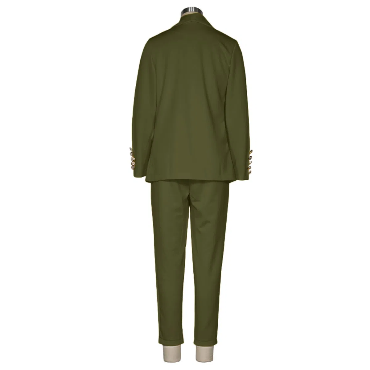Tailleur da Donna Eleganti Offerte Completi 2 Pezzi Giacca Manica Lunga Risvolto e Pantalone Casual Tute Lavoro Autunno Inverno Curvy Abiti Donna da Cerimonia per Matrimoni e Feste