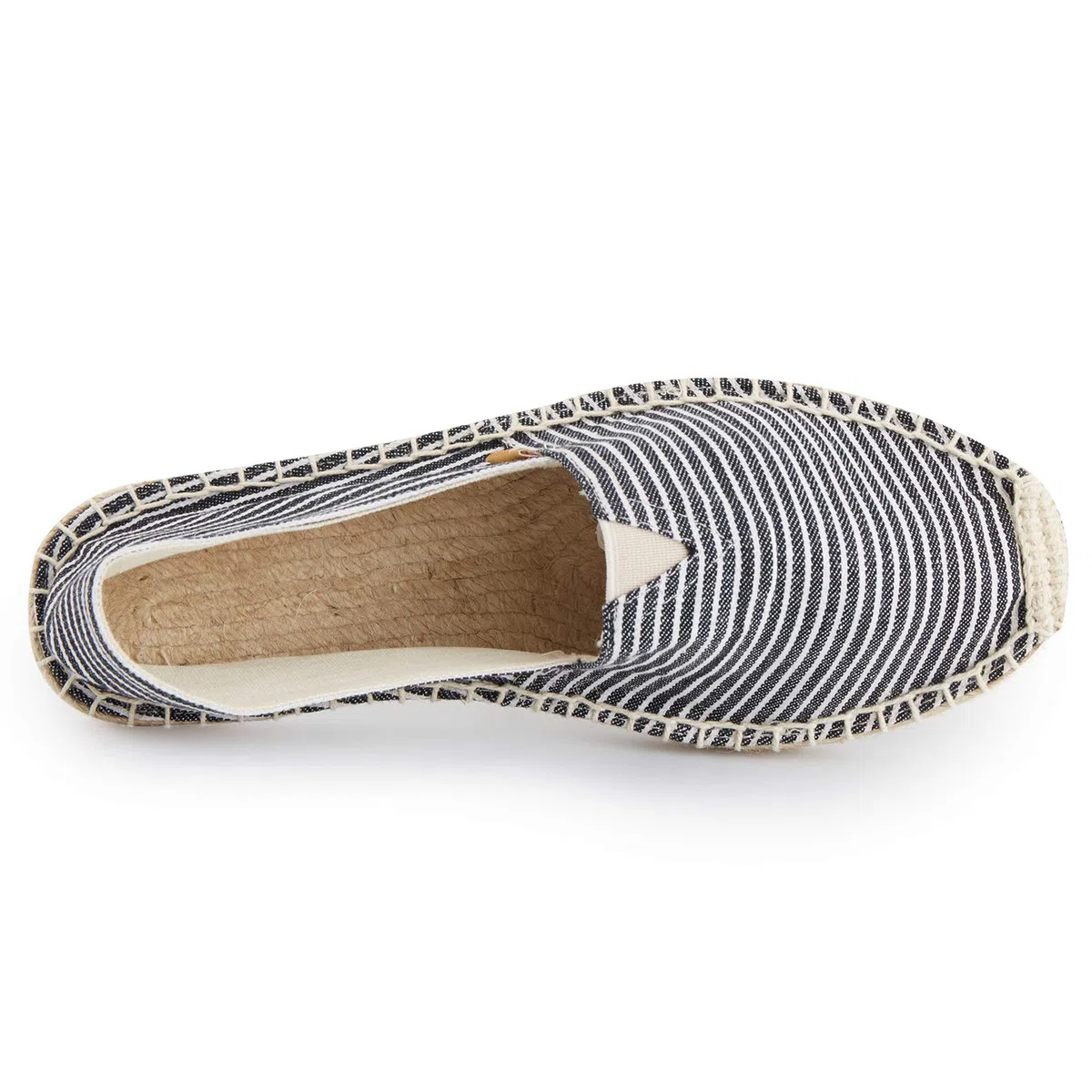Uomo Striscia Multicolore Piatto Espadrillas