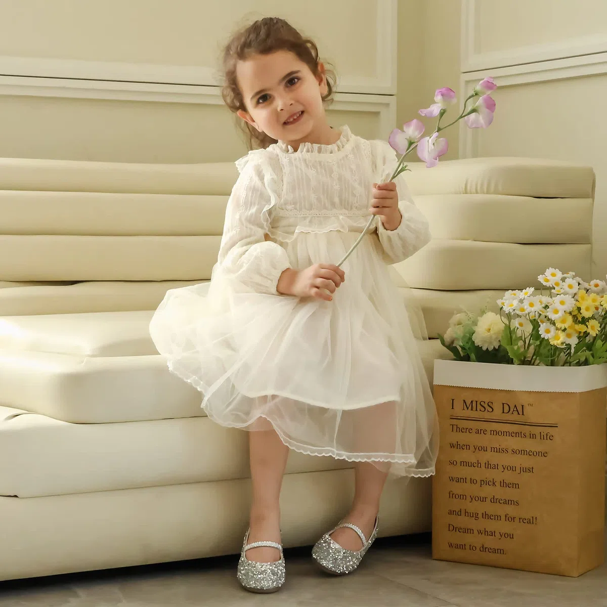 MK MATT KEELY Scarpe Principessa Bambina Ballerine Bambina Scarpe Brillantini Bimba Partito per Ragazze