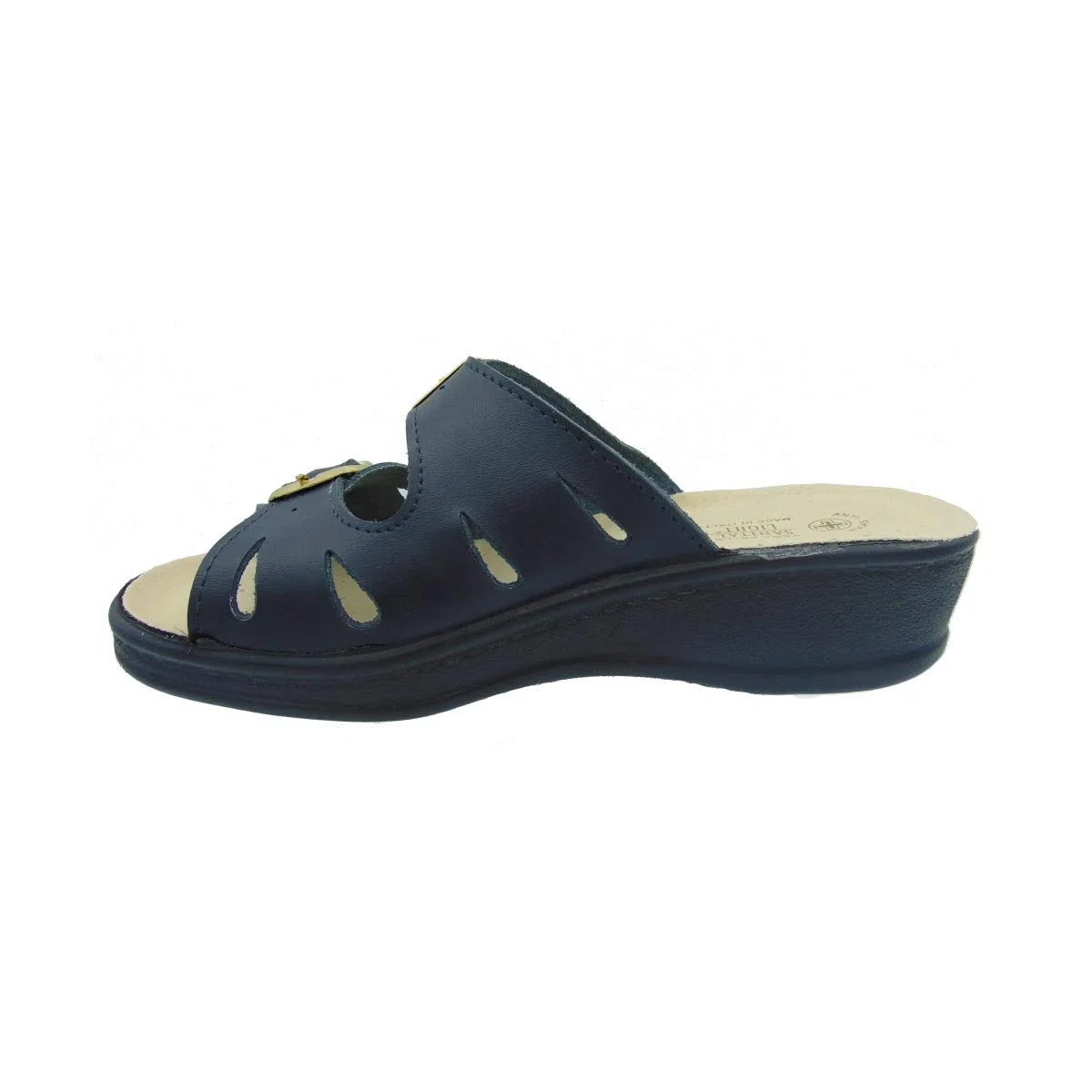 Ciabatta Sanitaria Donna con Doppia Fibbia Light Articolo 1364 Blu