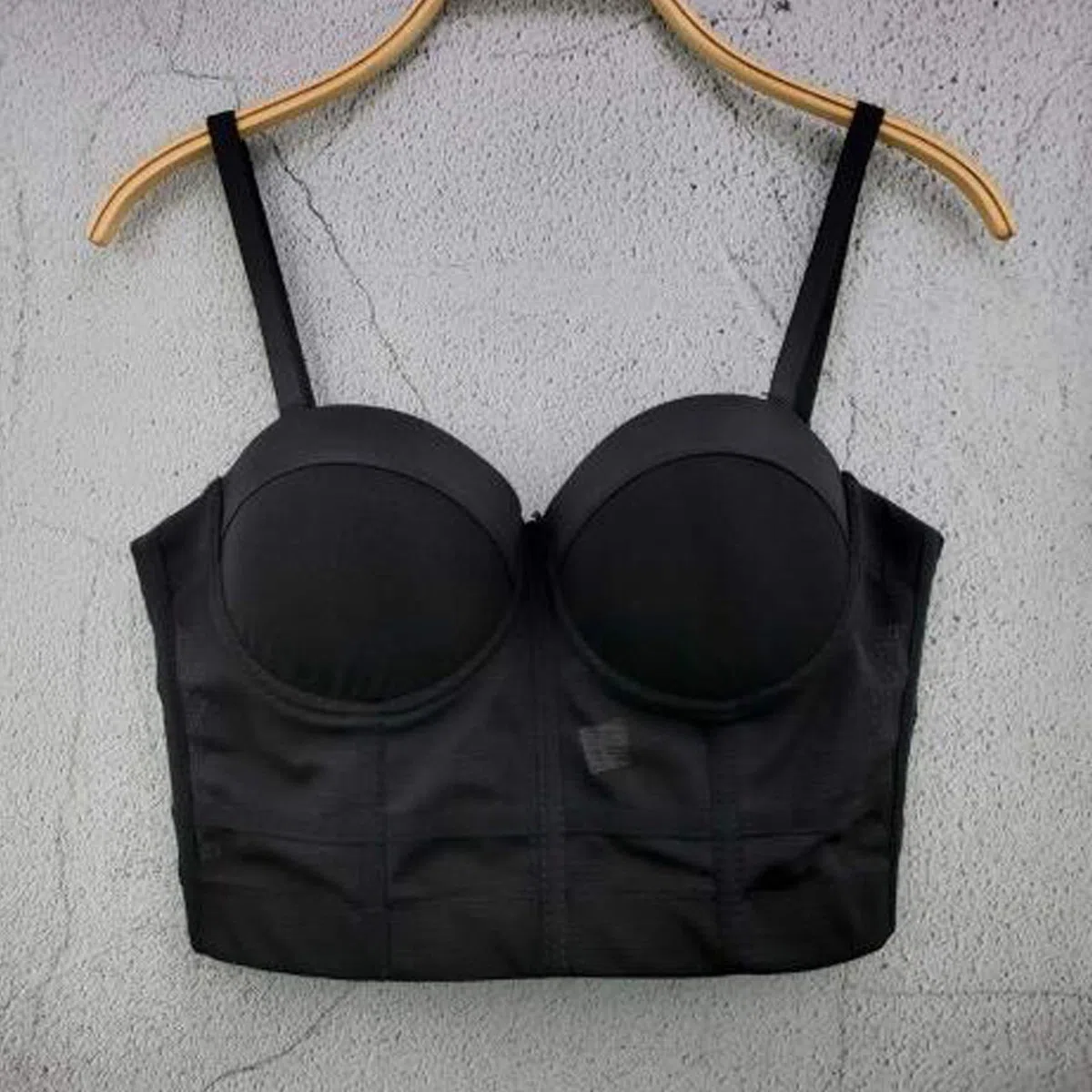 Corsetto da Donna con Reggiseno,Top Corto con Bustino di Strass