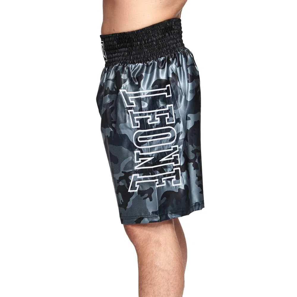 LEONE 1947, Pantalocino Boxe Camo Unisex Adulto, Verde, S, AB220