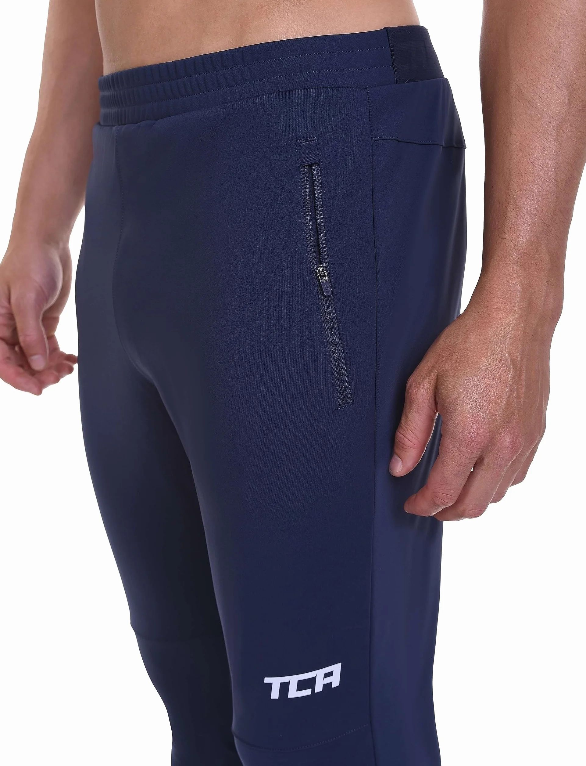 TCA Pantaloni Termici da Ciclismo Invernali per Corsa, Ciclismo, Camminata e Escursionismo con Tasche con Cerniera