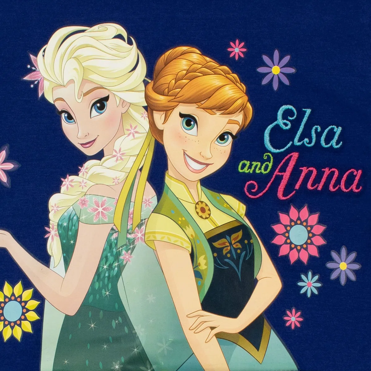 Disney Abito per Ragazze Il Regno di Ghiaccio Frozen | Manica Corta