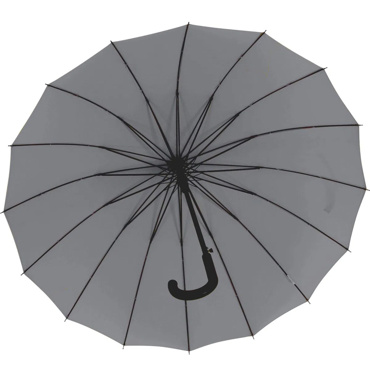 iX-brella Ombrello lungo, di alta qualità, 16 pezzi, con sistema automatico resistente alle tempeste