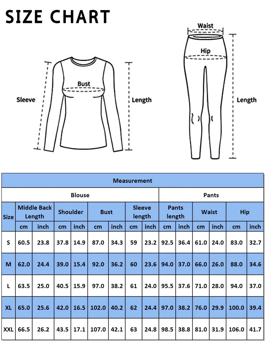 Terecey Intimo Termico Donna Sci,Completo Termico Donna Invernale,Biancheria Termica Donna Traspirante,Due Pezzi Tuta Termica Donna Sportiva in Felpata,Maglia Termica Donna+Leggings Termici -