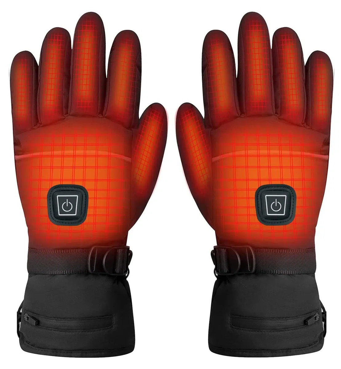 Guanti riscaldati con touchscreen per inverno, scaldamani per uomini e donne, per sci, snowboard, ciclismo, escursionismo