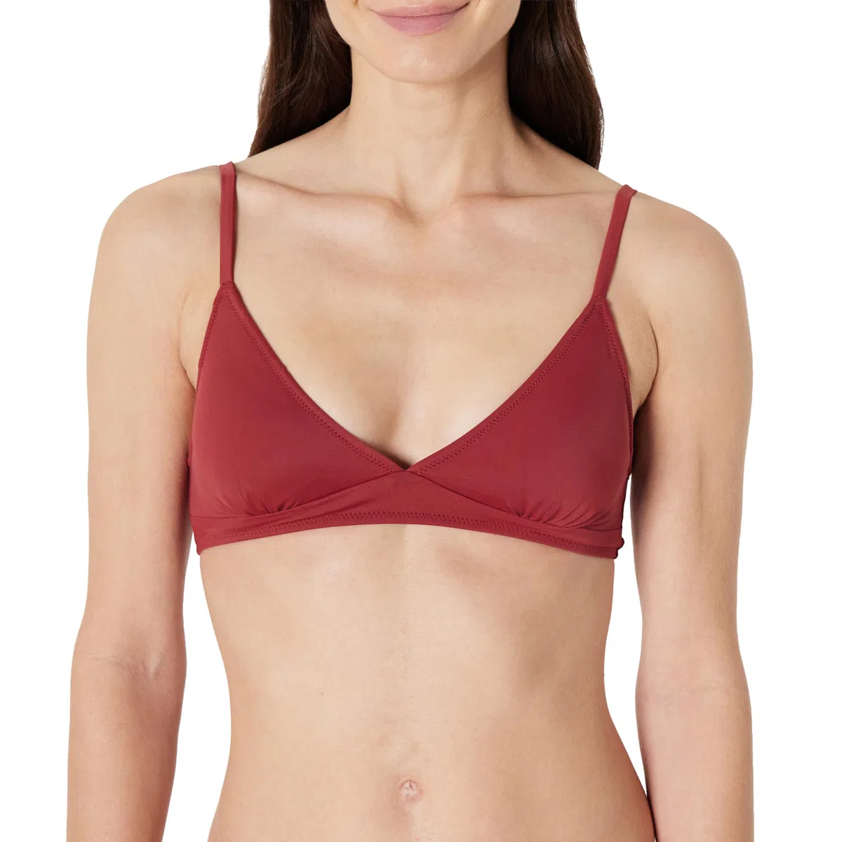 Amazon Essentials Donna Top Bikini Classico con Sostegno Leggero