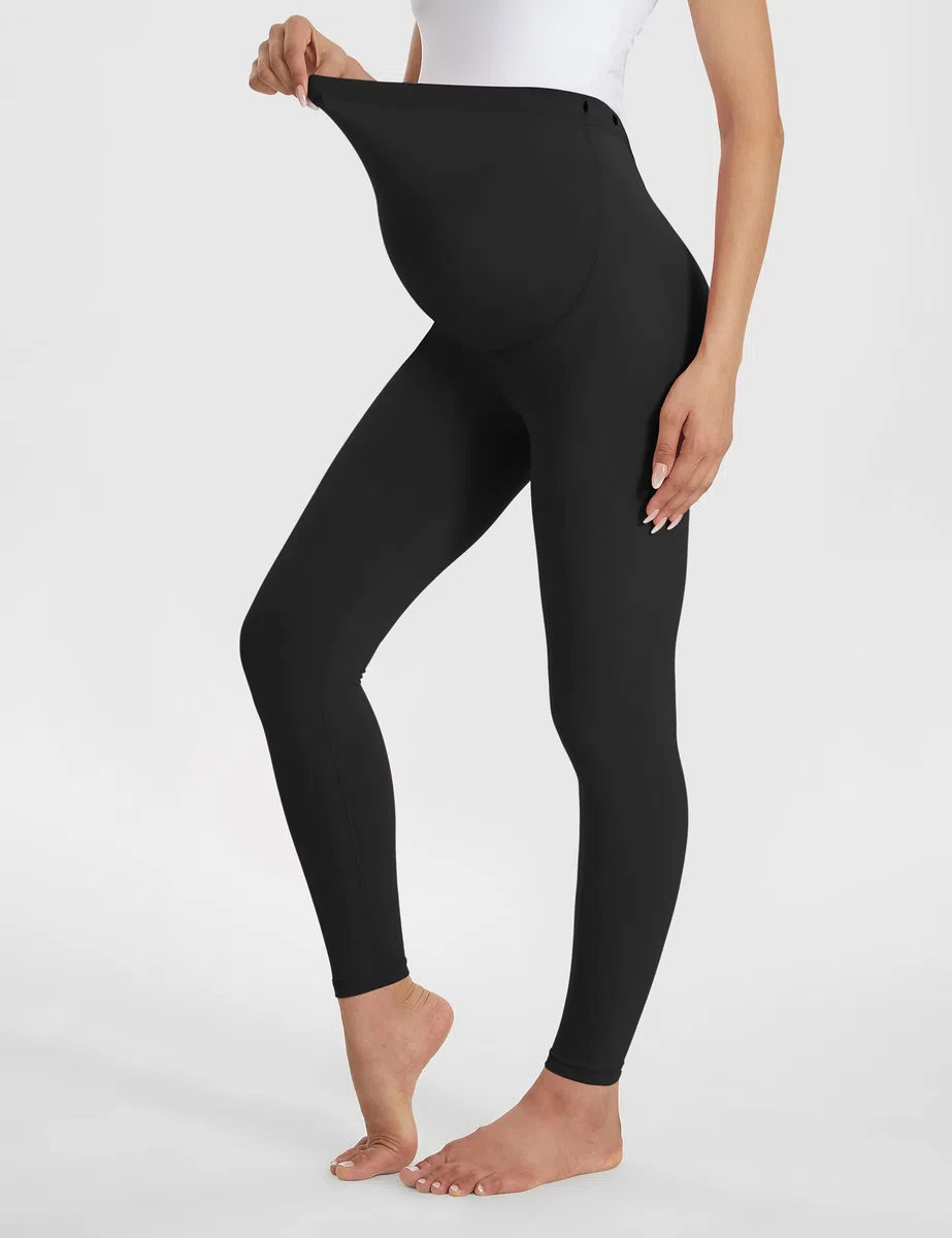Buttergene - Leggings Premaman da Donna, Coprono la Pancia, Abbigliamento Sportivo Premaman, Pantaloni Attillati da Allenamento e Yoga
