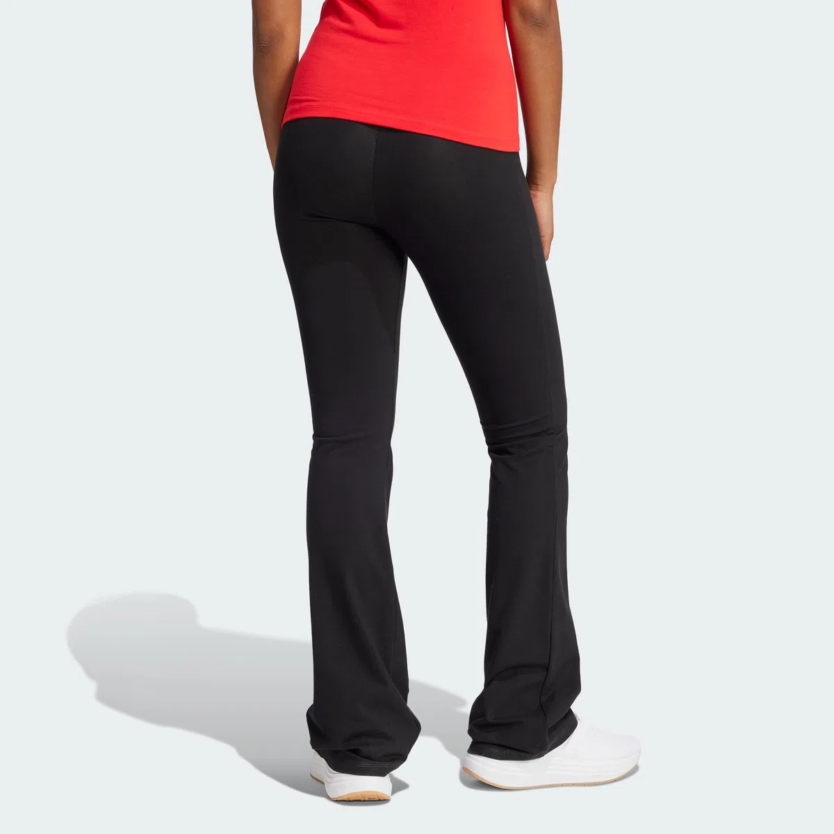 Adidas Donna Essentials Small Logo Flared Leggings
