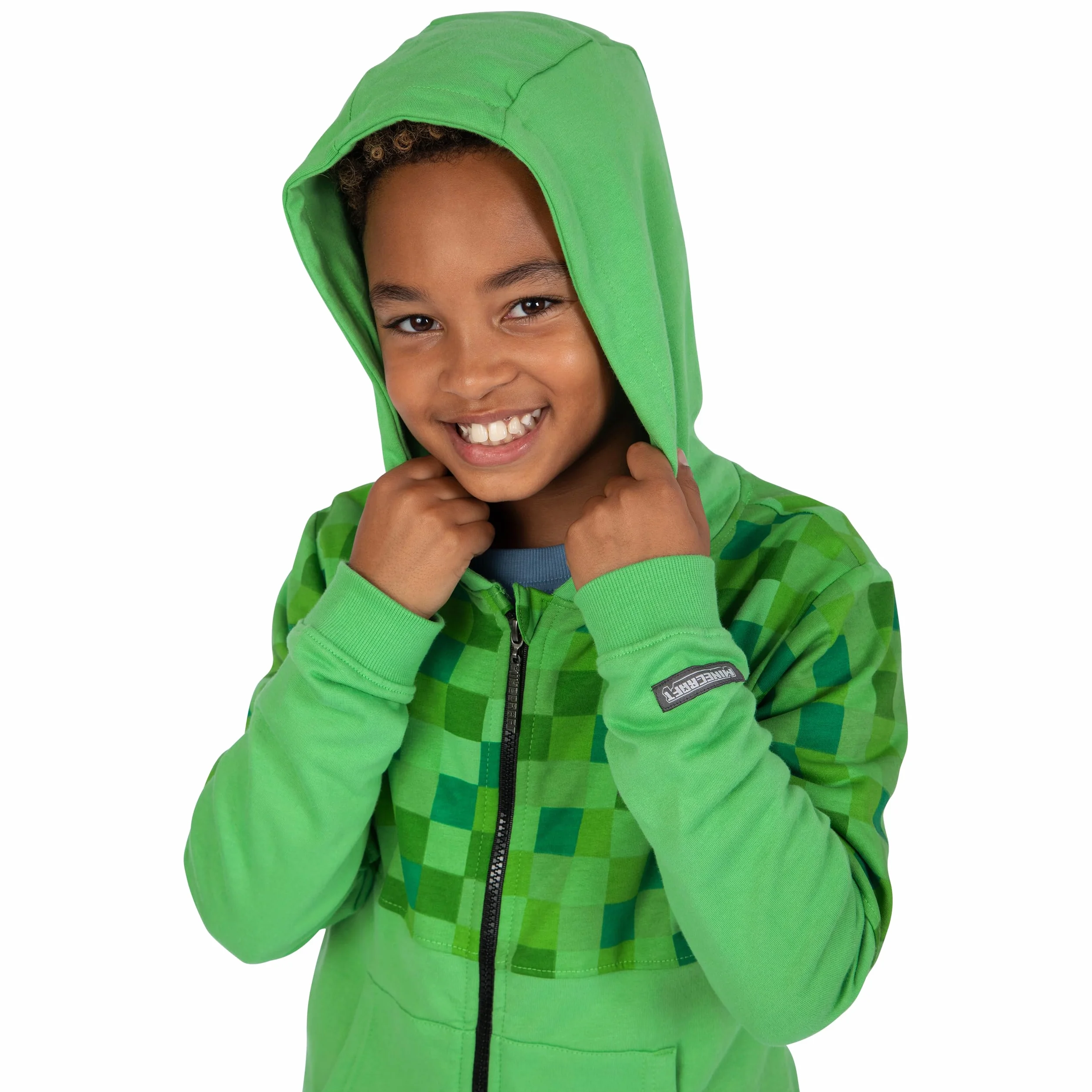MINECRAFT Felpa Bambino | Felpa Bambino Giochi | Maglione con Zip | Felpe Ragazzo | 5 E 13 Anni