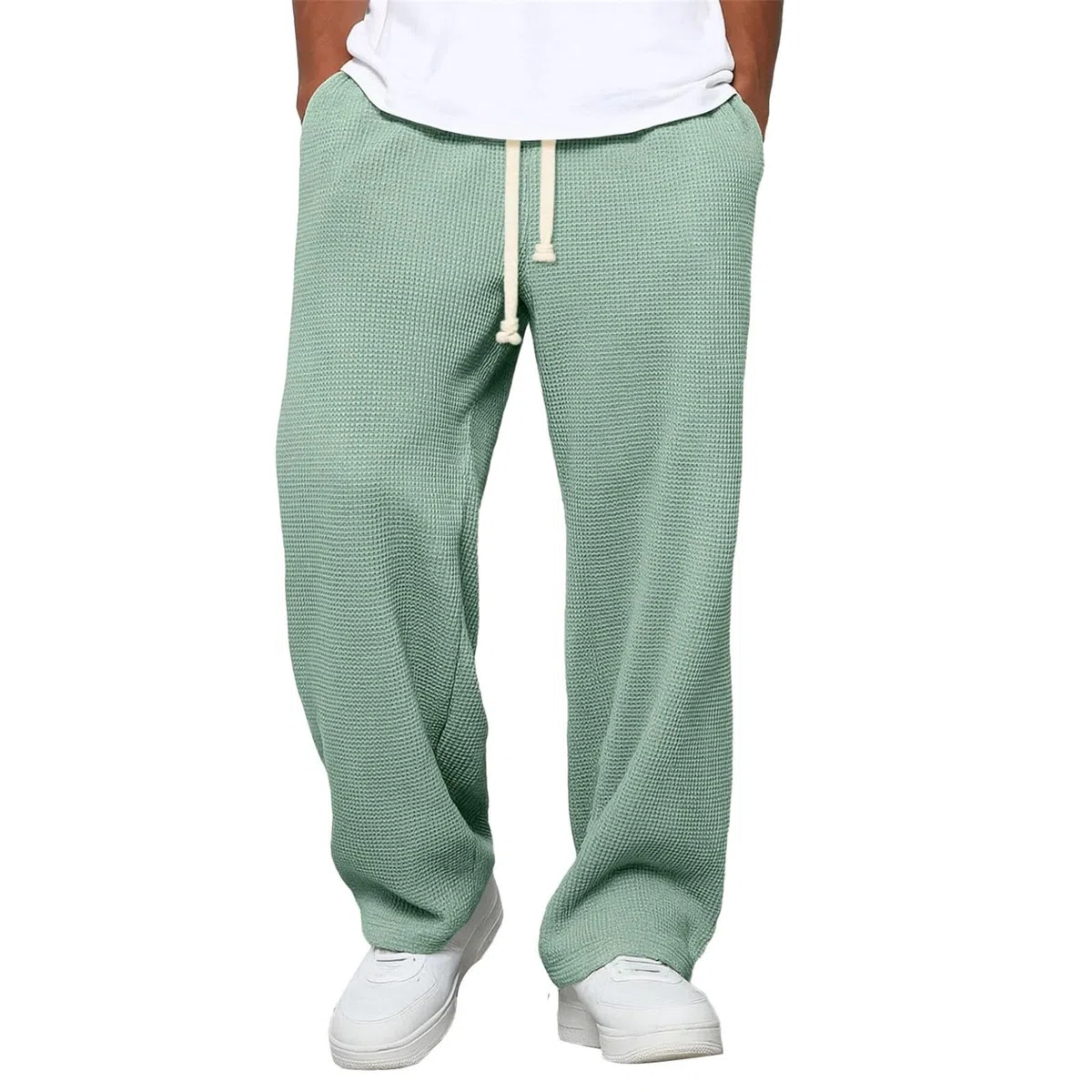 Generico Pantaloni Tuta Uomo Sportivi Invernali Larghi Pantalone Palestra Lunghi Pantaloni Running in Coste con Tasche E Laccio Abbigliamento Yoga Baggy Elastica Pantalone Leggeri Fitness