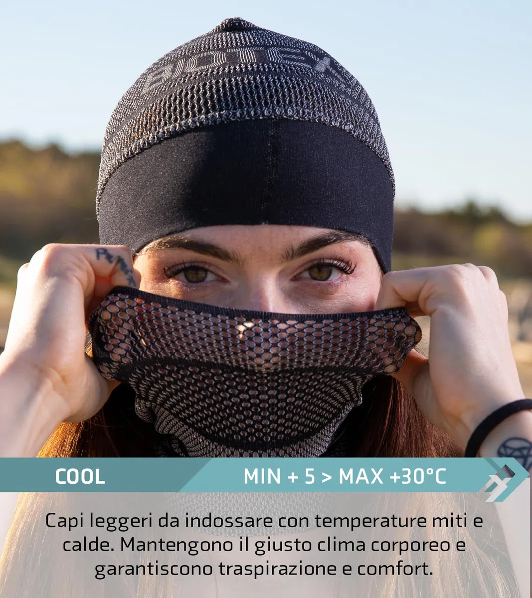BIOTEX Tubolare Summerlight Multifunzione Ultraleggero, Fascia Paracollo Leggera e Traspirante per ogni Sport, Intimo Tecnico Sportivo