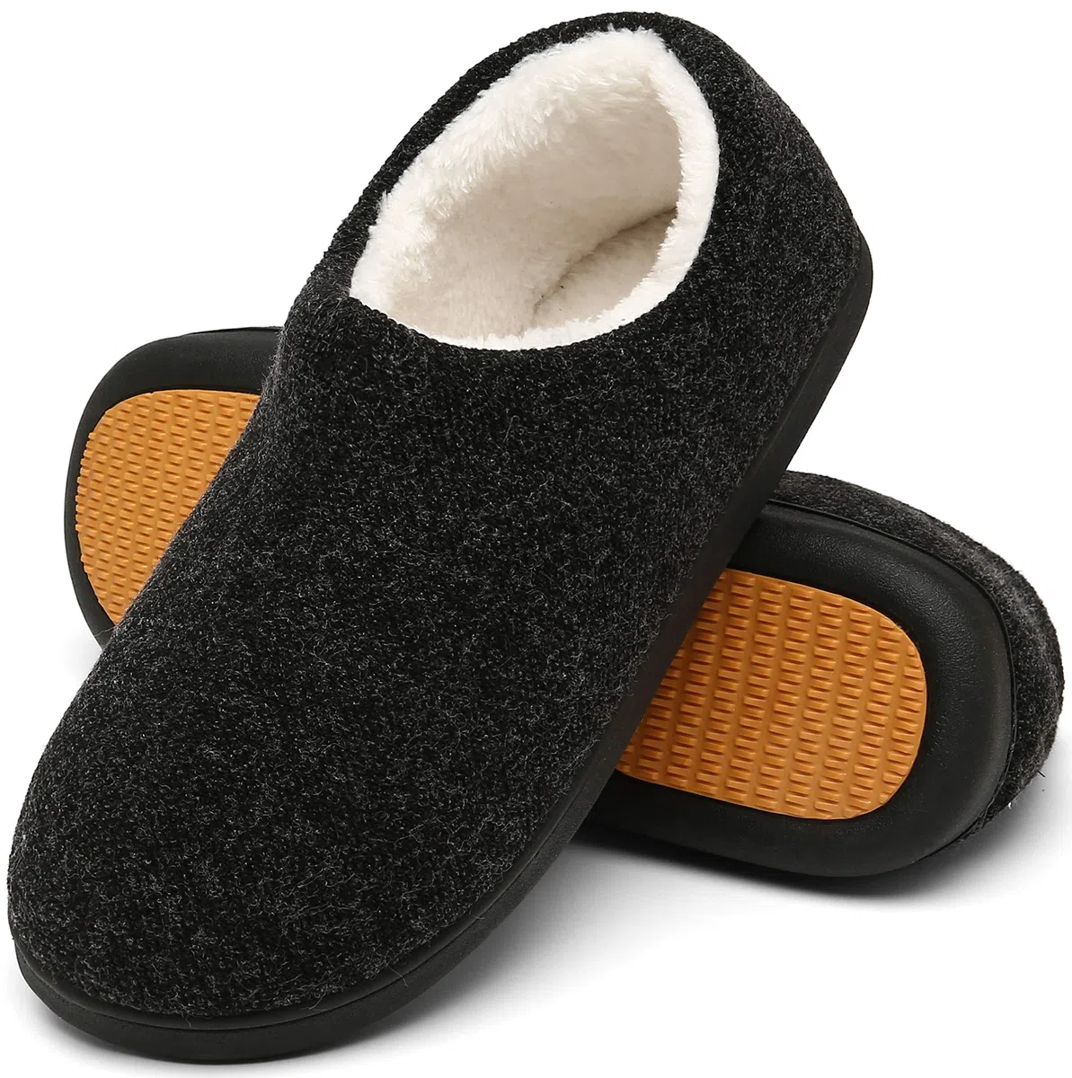 Mishansha Pantofole Uomo Ciabatte Invernali Memory Foam Pantofole Calde Gr.38-49