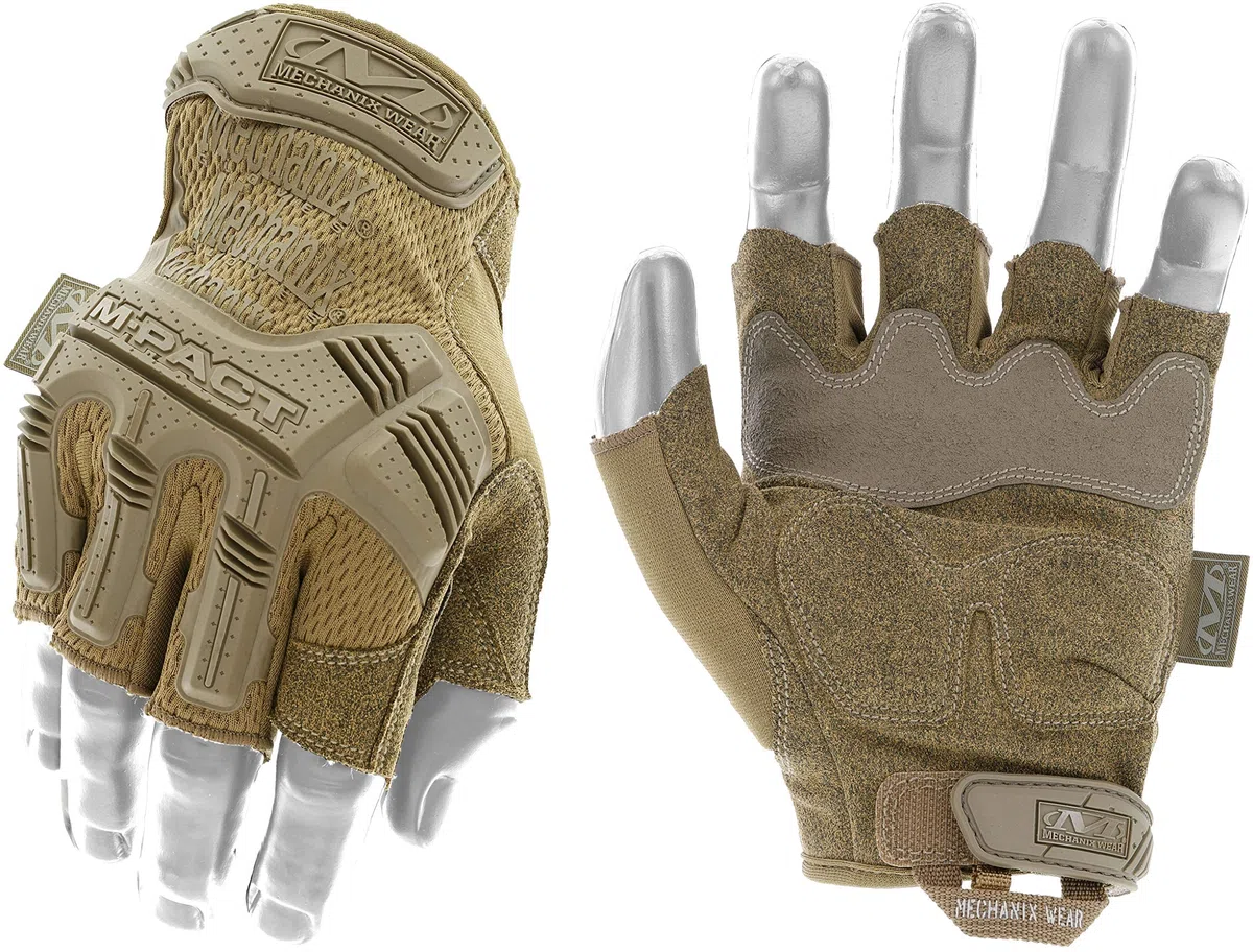 Mechanix Wear MFL-72-010 M-Pact Fingerless Guanti, Coyote, Large