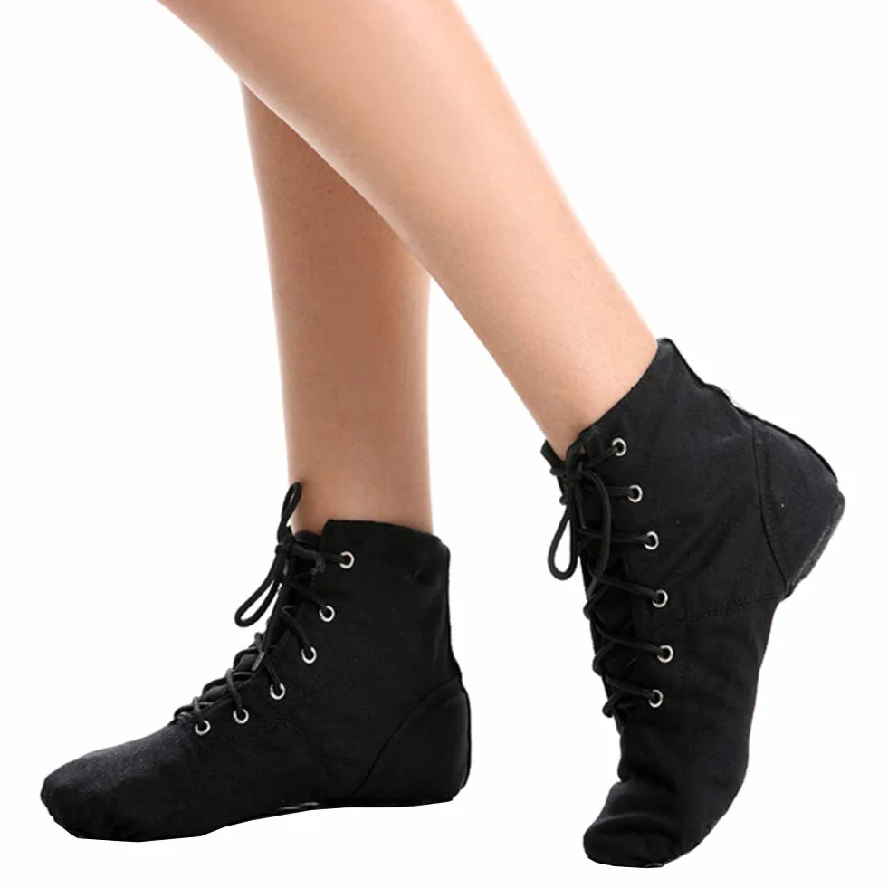 Tela Morbido Scarpe da Ballo Jazz Swing Ballet Ginnastica Sport Fitness Allenamento Yoga per Le Ragazze Bimba Donna delle Signore Uomini