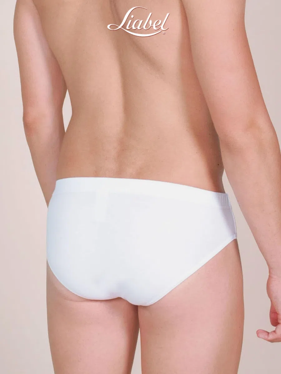 Liabel 6 Slip Uomo Cotone 100% Mercerizzato Mutande Uomo Cotone Lucido Morbide Mutande Uomo Slip Bianco o Assortito
