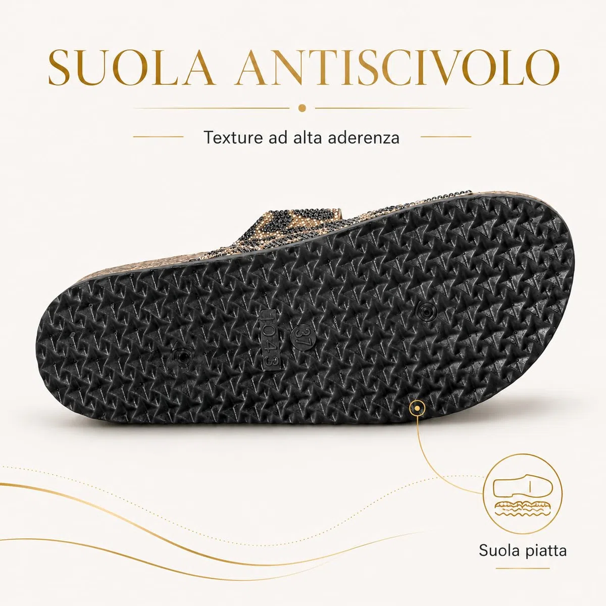 JOMIX Ciabatte Estive da Donna Comoda Suola in Sughero Punta Aperta Alla Moda Traspirante e Antiscivolo WCF250035
