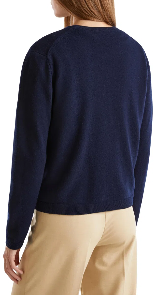 United Colors of Benetton Maglia Coreana M/L 1002d501u Maglione Cardigan Donna